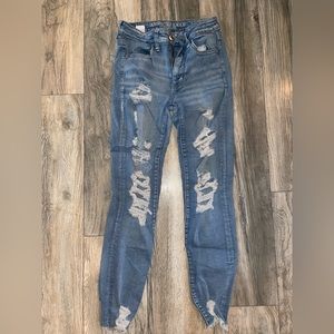 American Eagle high waisted stretch. Size 6